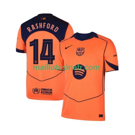 Maillot de Foot FC Barcelone Marcus Rashford 14 UCL Troisième 2025-26
